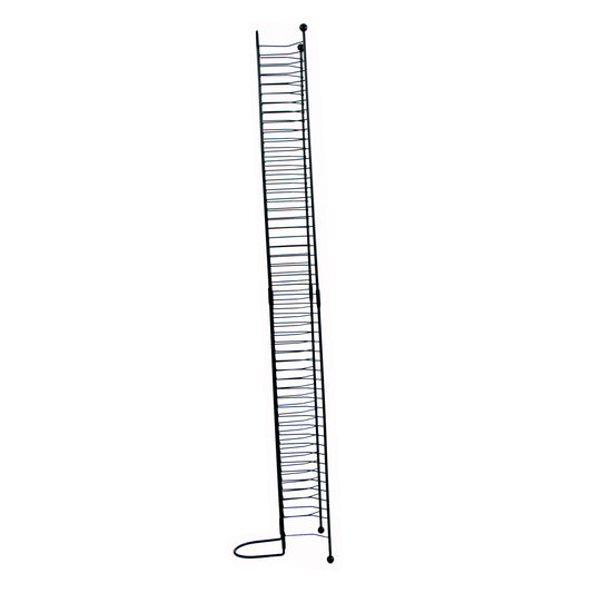 Nestable 52 DVD/Blu Ray Tower- Gunmetal color w/ metal balls