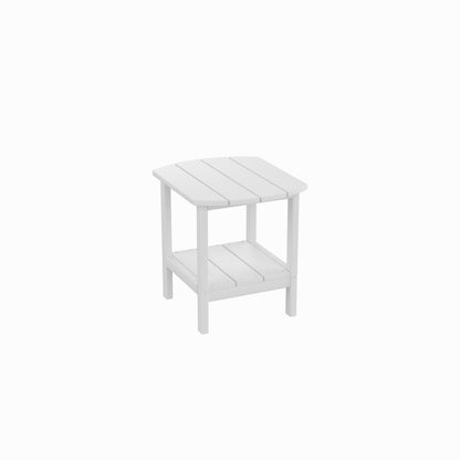 HDPE Side Table, White