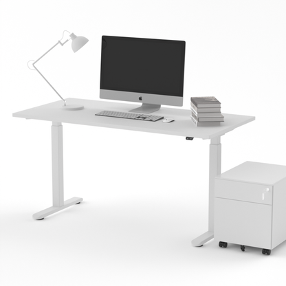 Electric Stand up Desk Frame - ErGear Height Adjustable Table Legs Sit Stand Desk Frame Up to  Ergonomic Standing Desk Base Workstation Frame Only