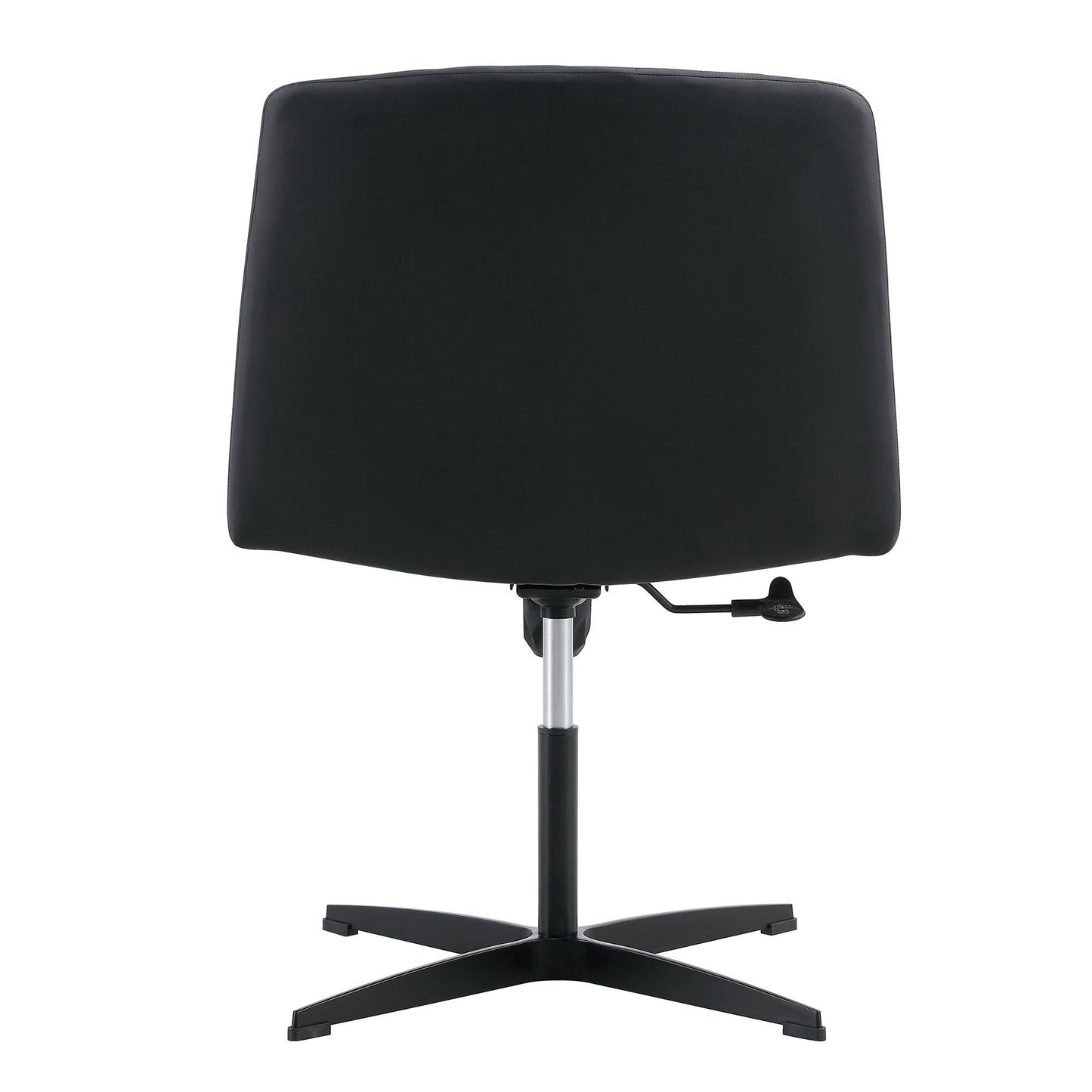 Black High Grade Pu Material. Home Computer Chair Office Chair Adjustable 360 ° Swivel Cushion Chair With Black Foot Swivel Chair Makeup Chair Study Desk Chair. No Wheels