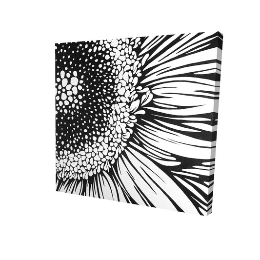 Gerbera flower - 16x16 Print on canvas