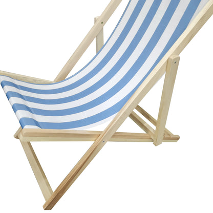 BEACH CHAIR  stripe- folding chaise lounge chair