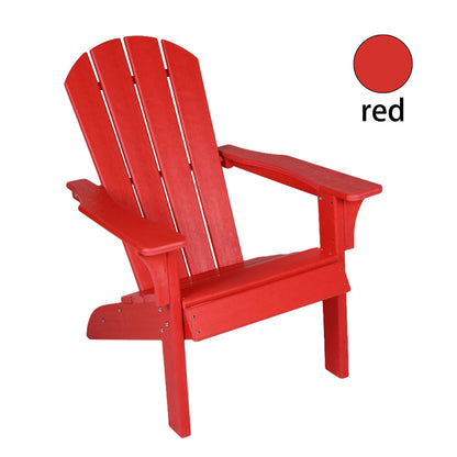 Adirondack Chair Holder HDPE Patio Chairs Weather Resistant Outdoor Chairs for Lawn, Deck, Backyard, Garden, Fire Pit, Plastic Outdoor Chairs - Red