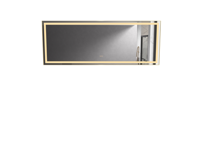 LTL needs to consult the warehouse address96*36 LED Lighted Bathroom Wall Mounted Mirror with High Lumen+Anti-Fog Separately Control