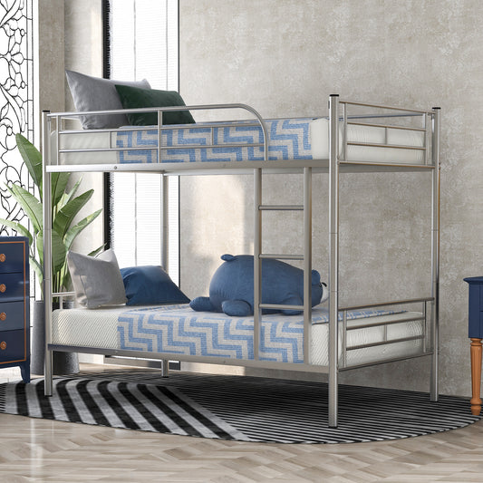 Twin Over Twin Metal Bunk Bed (Silver) ( old sku: MF189201NAA )