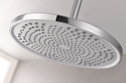 Shower Head - High Pressure Rain - Luxury Modern Look - No Hassle Tool-less 1-Min