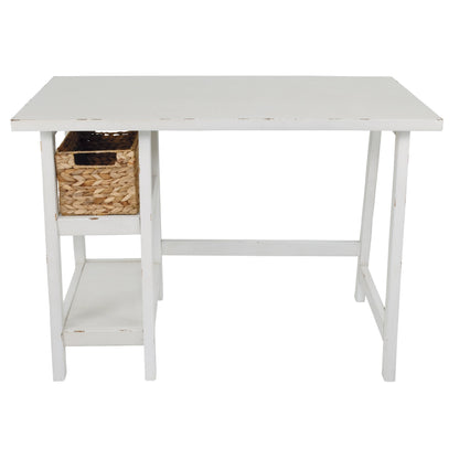 Ashley Mirimyn 42" Home Office Desk in Antiqued White H505-510