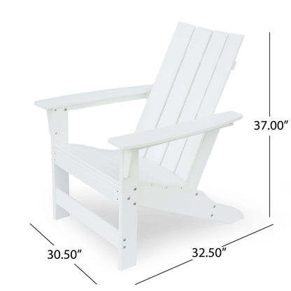 Panagiota Outdoor Resin Adirondack Chair