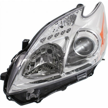 LEAVAN Headlight Headlamp LH & RH Pair Driver & Passenger Set Halogen for 2012-2015 Toyota Prius