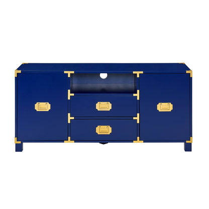 Campaign Entertainment Center Console - Navy