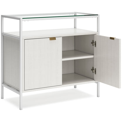 Ashley Deznee White Contemporary Small Bookcase H162-16