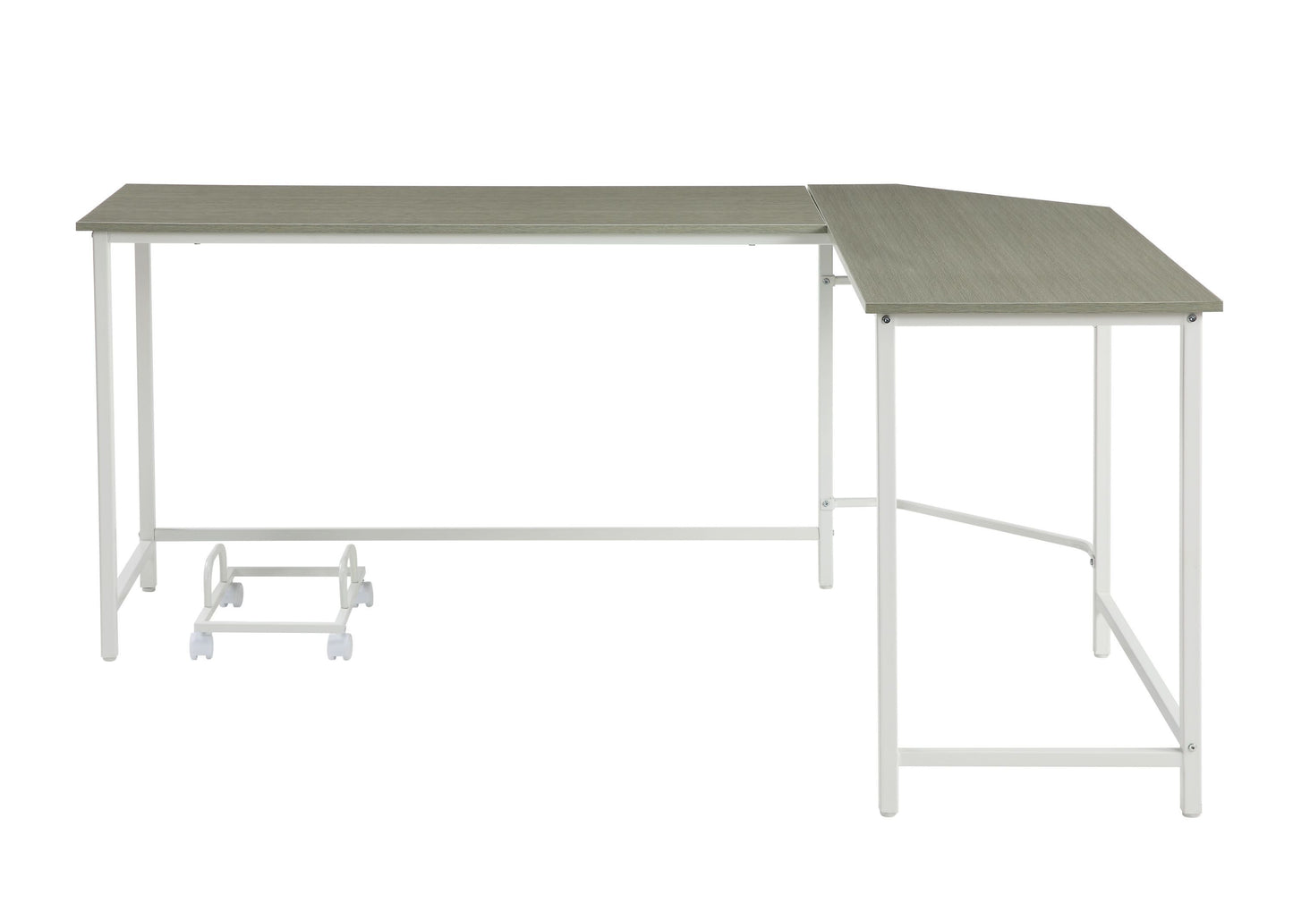 ACME Dazenus Computer Desk, Gray & White Finish OF00043