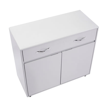 Two Door Side Table-Grey.