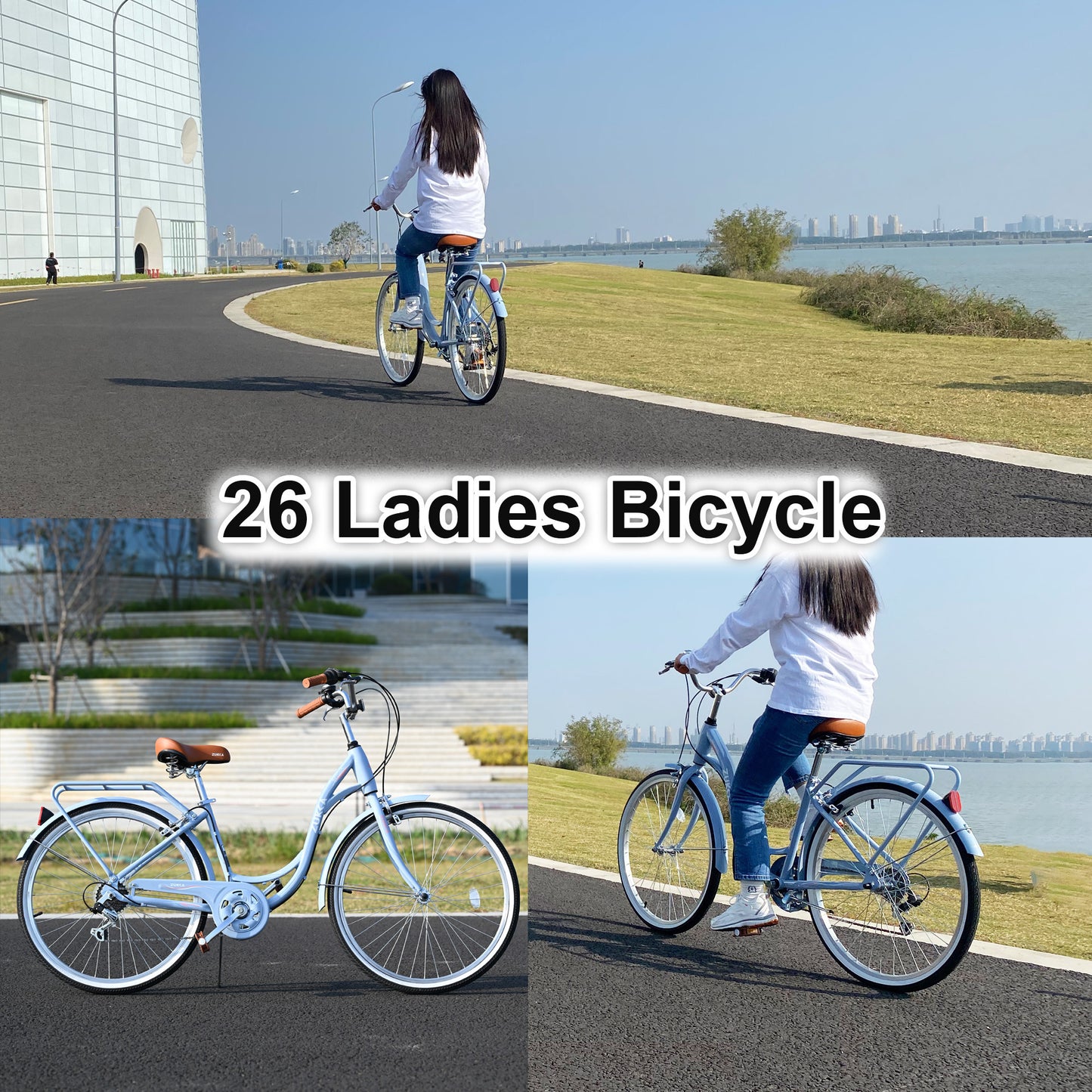 Ladys Bike, 7 Speed, Steel Frame, Multiple Colors