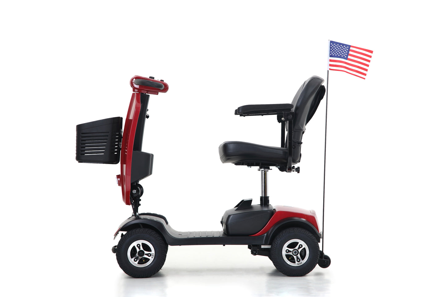 W429S00032 Outdoor compact mobility scooter with windshield