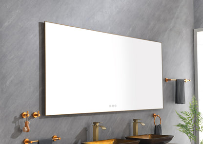 LTL needs to consult the warehouse addressSuper Bright Led Bathroom Mirror with Lights, Metal Frame Mirror Wall Mounted Lighted Vanity Mirrors for Wall, Anti Fog Dimmable Led Mirror for Makeup