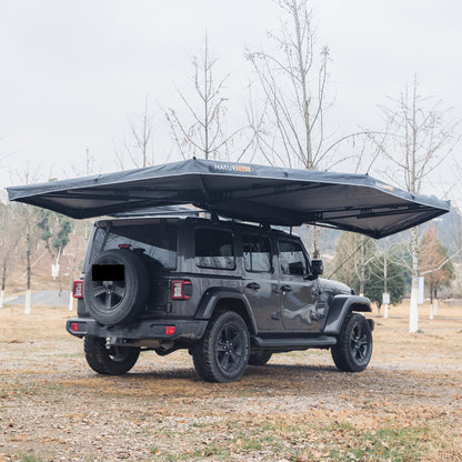 Freestanding Retractable Folding Outdoor Camping 270 Degree Awning passenger side