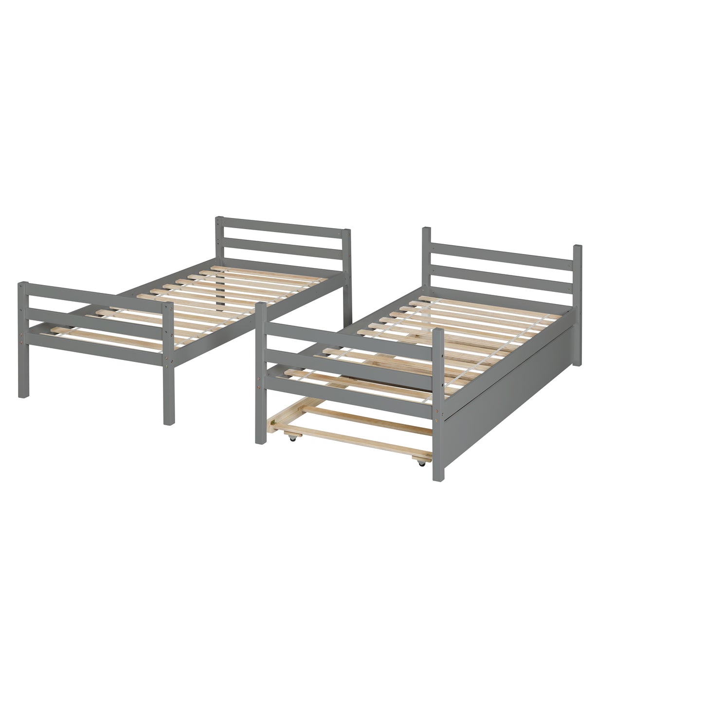 TWIN BUNKBED WITH TRUNDLE