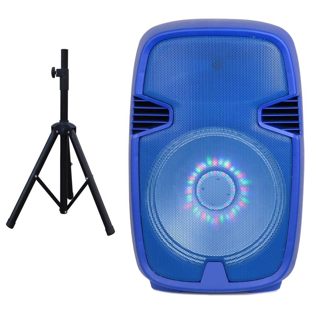 15" Portable Bluetooth Speaker With Stand - Blue by VYSN