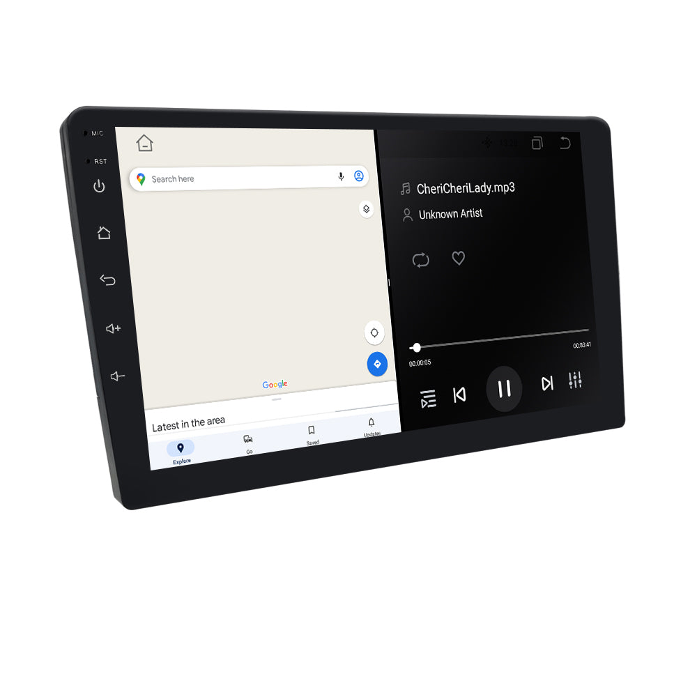 8S Series 10.1 inch Touchscreen Android 12 8Core QLED 1280*720 BT5.0 Car Gps Navigation Stereo Carplay Wifi 4G LTE DSP 8+128GB