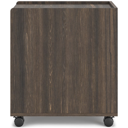 Ashley Zendex Dark Brown Contemporary File Cabinet H304-12