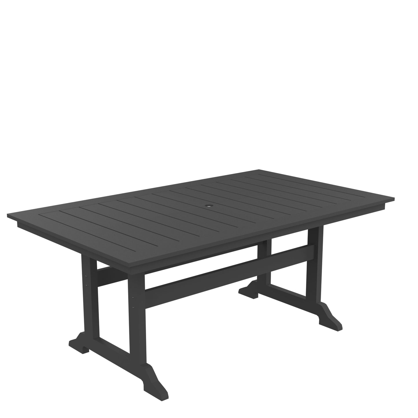 HDPE Dining Table, Gray