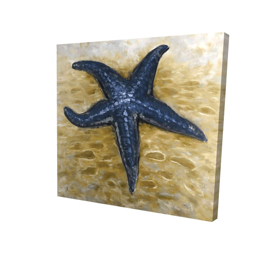 Blue starfish - 08x08 Print on canvas