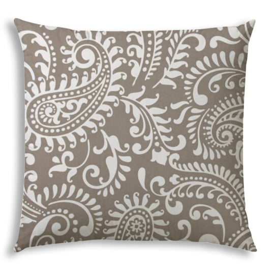 DREAMY Taupe Jumbo Indoor/Outdoor - Zippered Pillow Cover