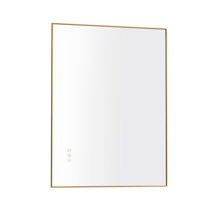 32x 24 Inch LED Mirror Bathroom Vanity Mirror with Back Light, Wall Mount Anti-Fog Memory Large Adjustable Vanity Mirror