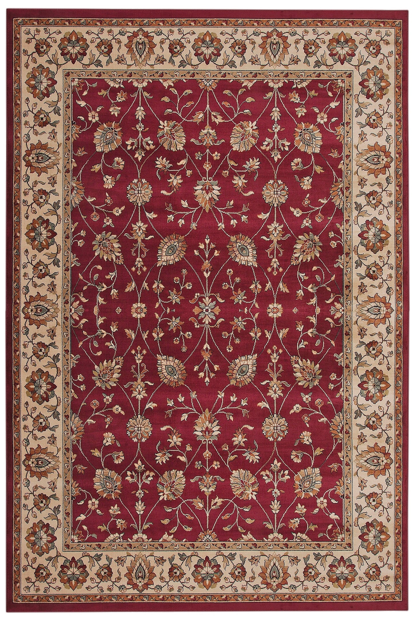 Valentino Red Area Rug 8x10