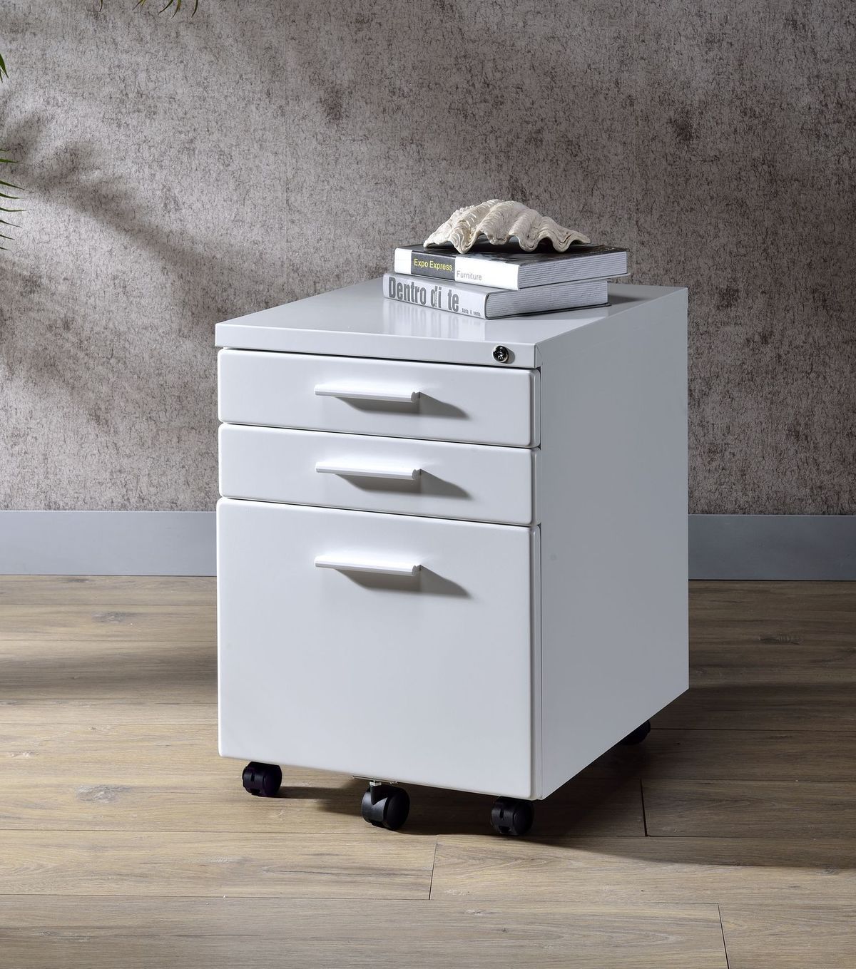 ACME Peden File Cabinet, White 92882