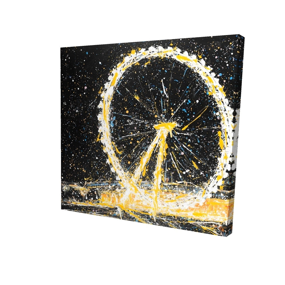 Abstract london eye - 32x32 Print on canvas