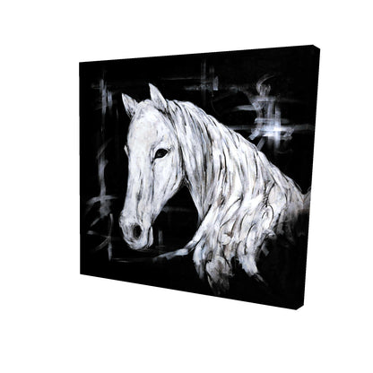 Abstract horse profile view - 32x32 Print on canvas