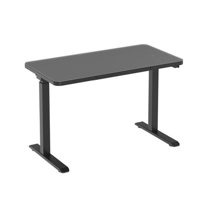 Glass tabletop standing desk
Black