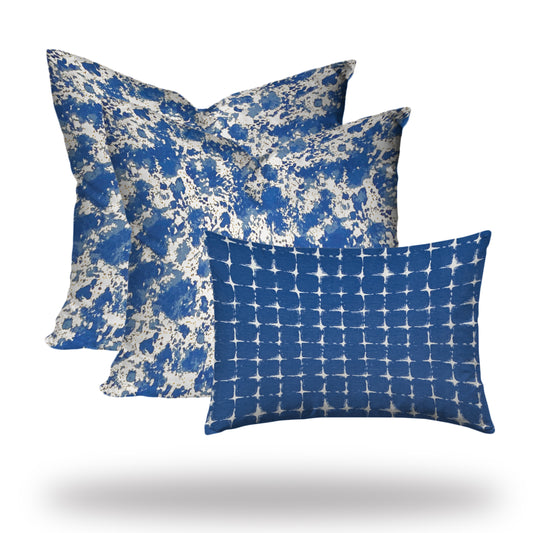 RAENI Collection Indoor/Outdoor Lumbar Pillow Set, Sewn Closed