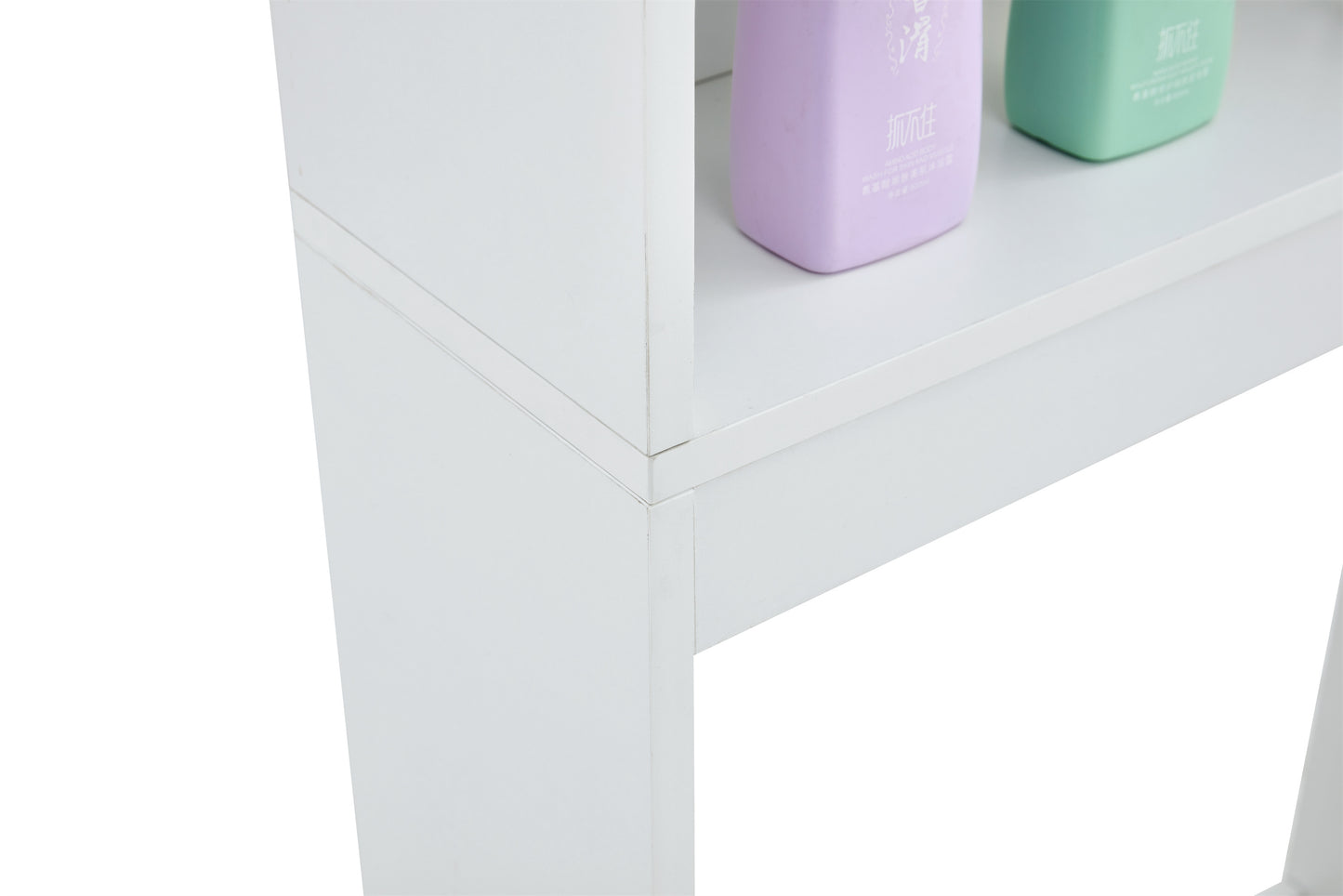 Home Bathroom Shelf Over-The-Toilet, Bathroom SpaceSaver, Bathroom, Tollilet storage cabinet,WHITE,MDF BOARD