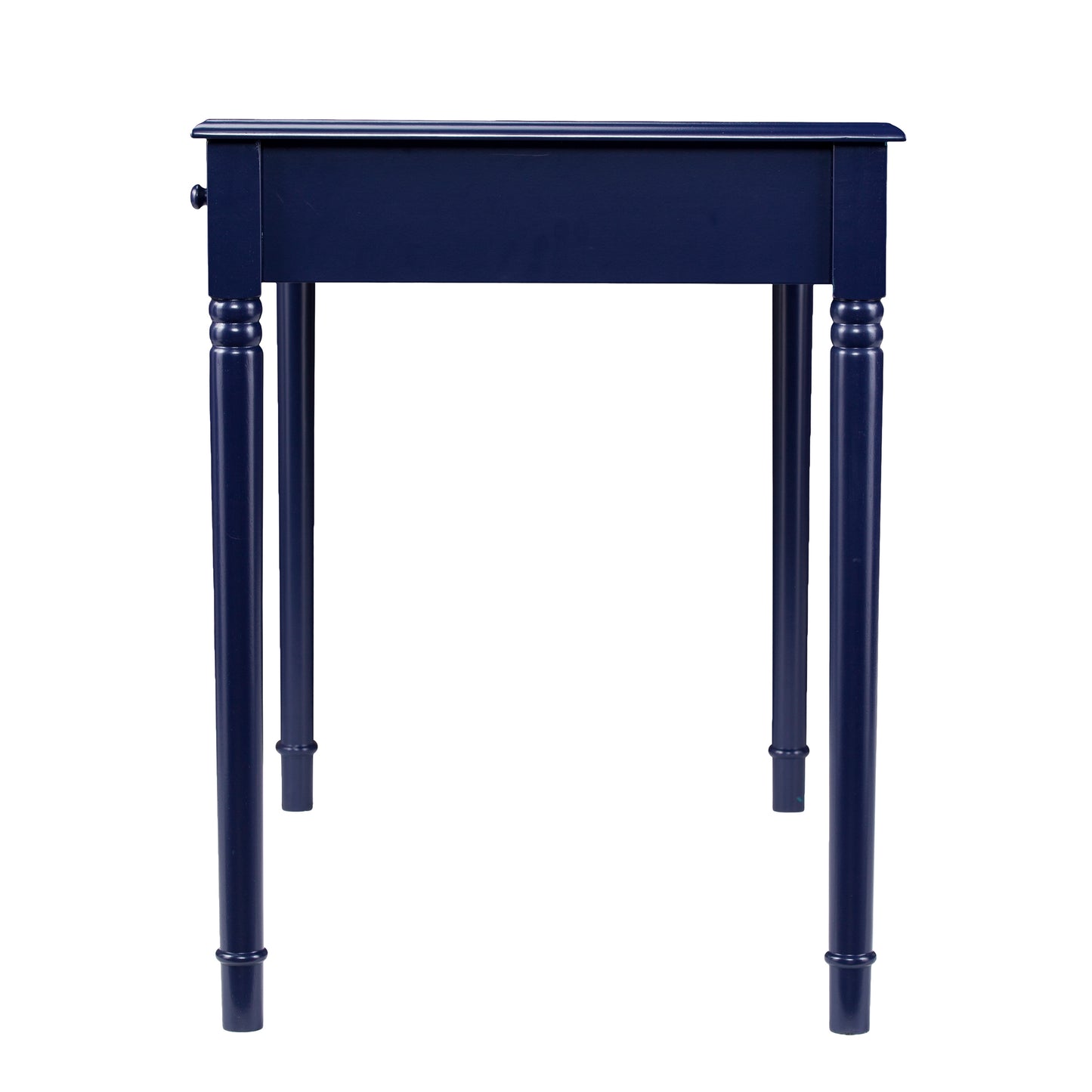 Janice Farmhouse 2-Drawer Writing Desk - Navy