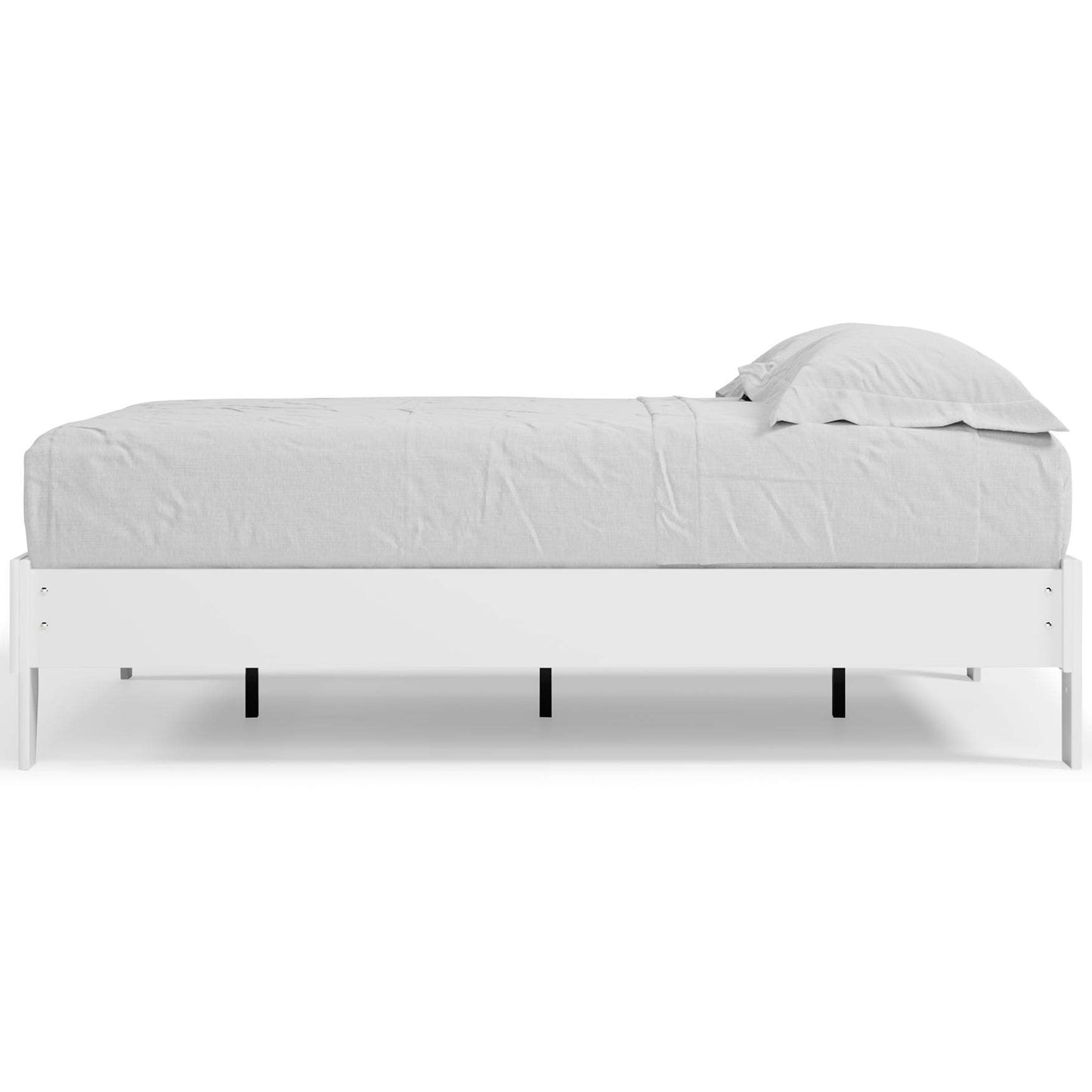 Ashley Piperton White Contemporary Full Platform Bed EB1221-112