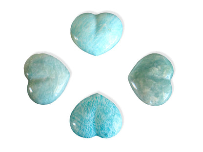 Valentines Gift Amazonite Decorative Heart- sold per piece by OMSutra