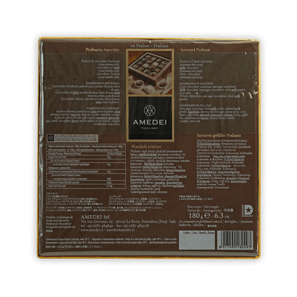 Amedei Pralines Gift Box (16 pcs) by Bar & Cocoa