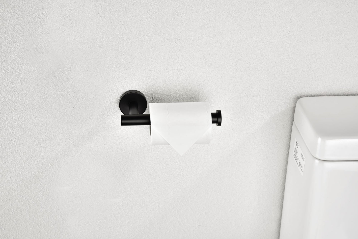 Toilet Paper Holder for Bathroom 2 Pack Tissue Holder Dispenser SUS304 Stainless Steel RUSTPROOF Toilet Roll Holder Wall Mount Matte Black
