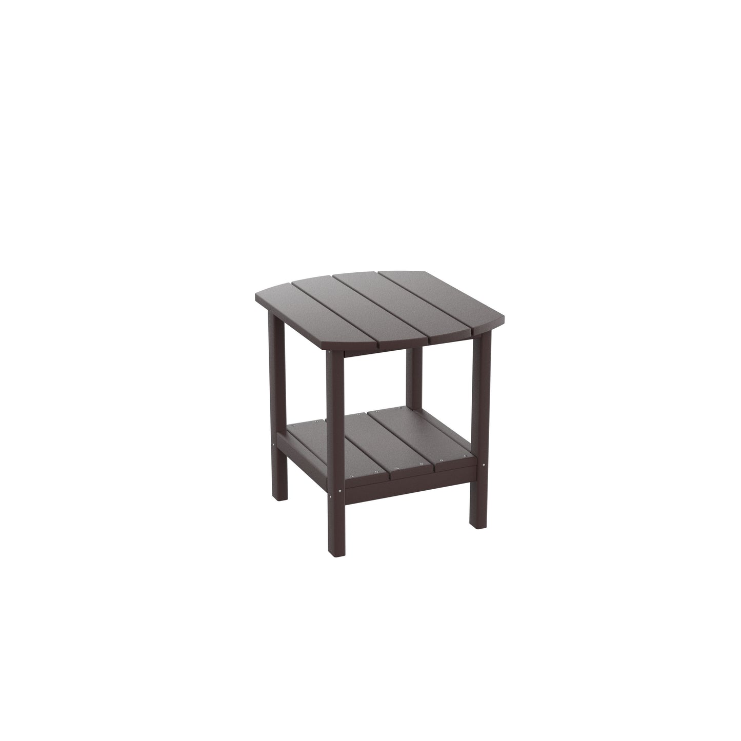 HDPE side table,adirondack table,porch table, patio table for outdoor and pool Brown