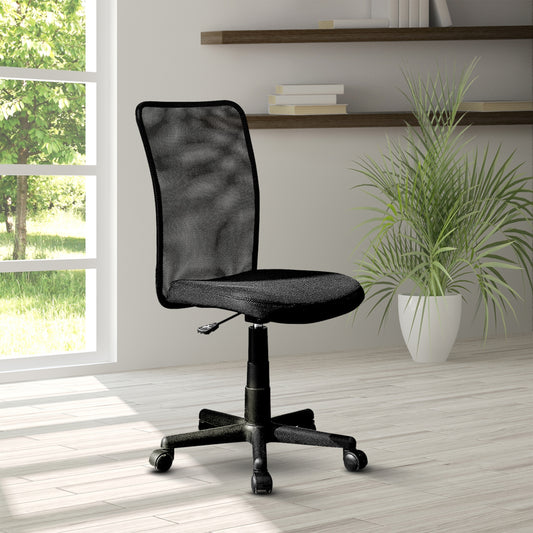 Techni Mobili Mesh Task Office Chair, Black