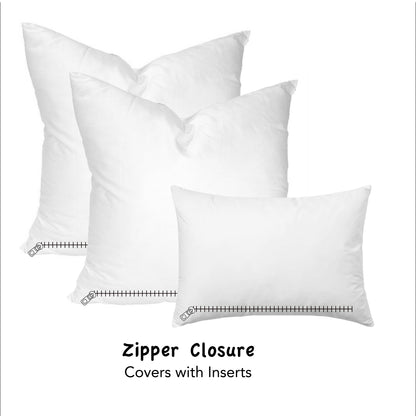 SANDY Indoor/Outdoor Soft Royal Pillow, Zipper Cover w/Insert, 12x48