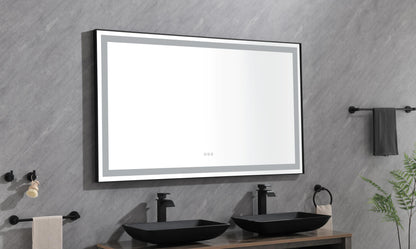LTL needs to consult the warehouse address LED Lighted Bathroom Wall Mounted Mirror with High Lumen+Anti-Fog Separately Control