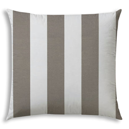 CABANA LARGE Taupe Indoor/Outdoor Pillow - Sewn Closure