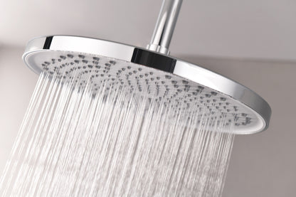 Shower Head - High Pressure Rain - Luxury Modern Look - No Hassle Tool-less 1-Min