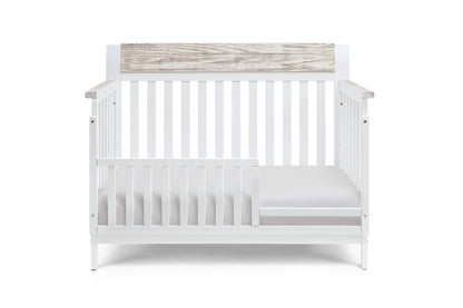 Hayes 4-in-1 Convertible Crib White/Natural