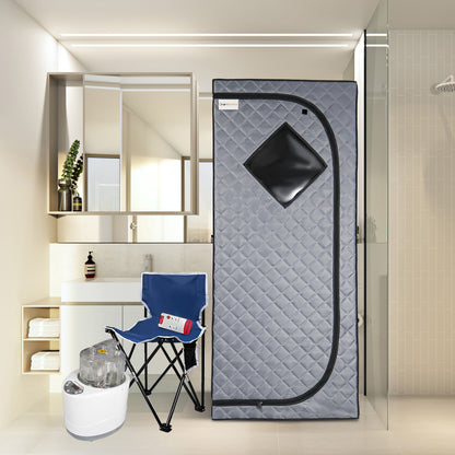 Sojourner Portable Sauna for Home - Steam Sauna Tent, Personal Sauna - Sauna Heater, Tent, Chair, Remote Included for Home Sauna - Enjoy Your Own Personal Spa