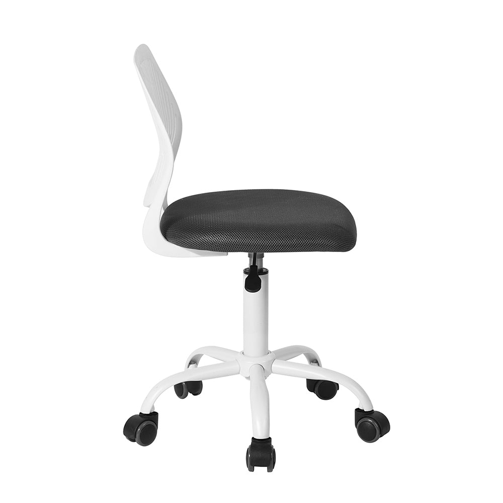 Plastic Task Chair/Office Chair - Grey & White